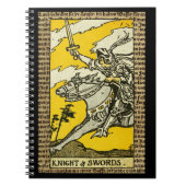Carnet Chevalier des épées Tarot (Devant)