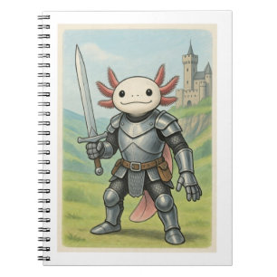 Carnet Chevalier médiéval Axolotl