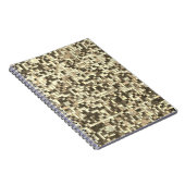 Carnet Chevauchement de petits carrés dans les tons beige (Côté Droit)