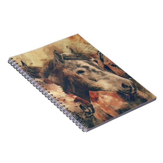 Carnet Chevaux d'aquarelle (Côté Droit)