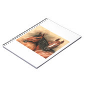 Carnet Chevaux de baie et de châtaignier (Côté gauche)