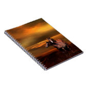 Carnet Chevaux de coucher du soleil (Côté Droit)
