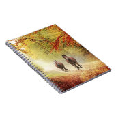 Carnet Chevaux de course à la ruée d'automne (Côté Droit)