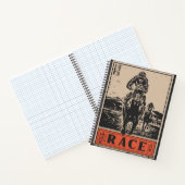 Carnet Chevaux de course dans le paysage désertique (Intérieur)