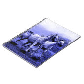 Carnet Chevaux de course et Lune Bleue (Côté gauche)