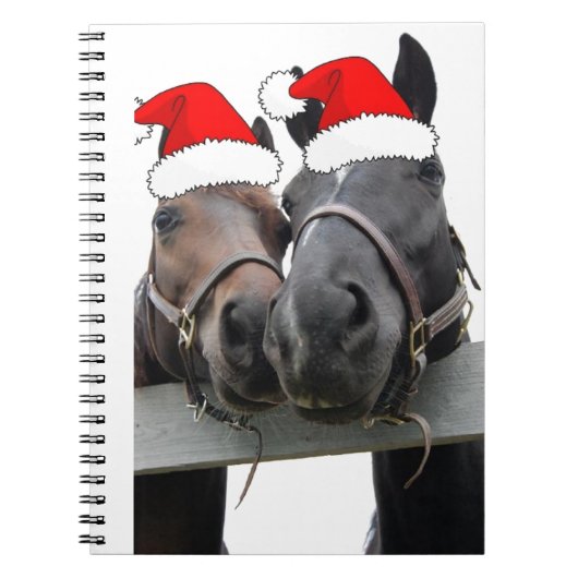 Carnet Chevaux de Noël (Devant)