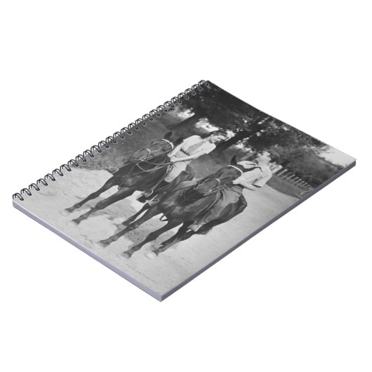 Carnet Chevaux d'équitation de couples (Côté gauche)