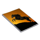 Carnet Chevaux d'imaginaire : Coucher du soleil de (Côté Droit)