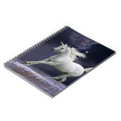 Carnet Chevaux d'imaginaire : Licorne (Côté gauche)