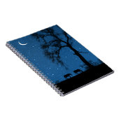 Carnet Chevaux et nuit étoilée avec Crescent Moon (Côté Droit)