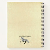 Carnet Chevaux islandais en mouvement (Dos)