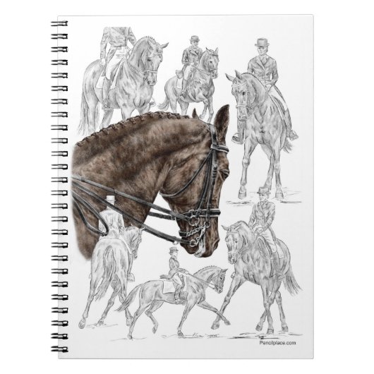 Carnet Chevaux rassemblés FEI de dressage (Devant)