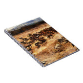 Carnet Chevaux Sauvages : Majesté d'Animal Artistique. (Côté Droit)