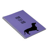 Carnet Cheveux courts Dachshund - Silhouette 1 (Côté Droit)