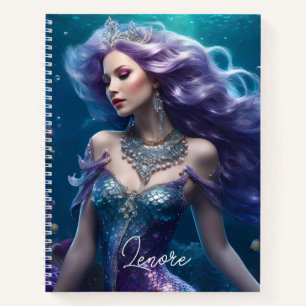 Carnet Cheveux mauve de sirène