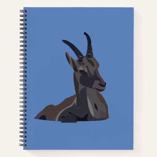 Carnet Chèvre animale Ibex (Devant)