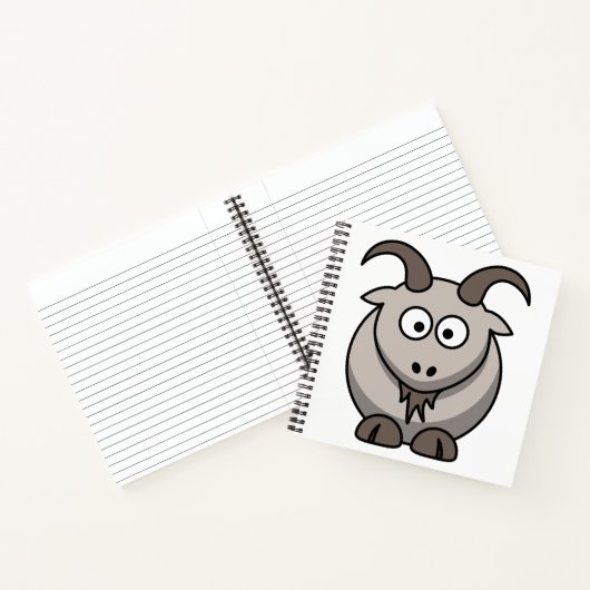 Carnet Chèvre de ferme drôle mignonne (Intérieur)