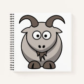 Carnet Chèvre de ferme drôle mignonne (Devant)