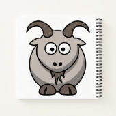 Carnet Chèvre de ferme drôle mignonne (Dos)