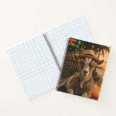 Carnet Chèvre de plage cool avec cocktail (Intérieur)