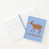 Carnet Chèvre Signe du Capricorne (Intérieur)