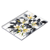 Carnet Chèvrefeuille - Fleurs à l'aquarelle (Côté gauche)