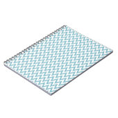 Carnet Chevron Bleu et Blanc (Côté gauche)