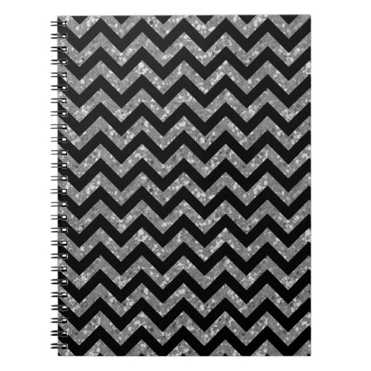 Carnet Chevron Parties scintillant Look (Devant)