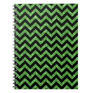 Carnet Chevron Parties scintillant Look