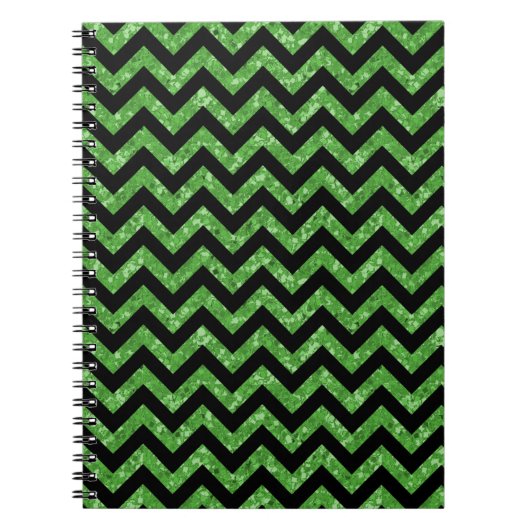 Carnet Chevron Parties scintillant Look (Devant)