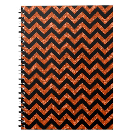 Carnet Chevron Parties scintillant Look (Devant)