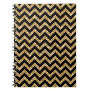 Carnet Chevron Parties scintillant Look