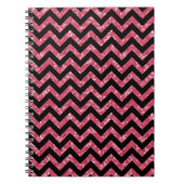 Carnet Chevron Parties scintillant Look (Devant)