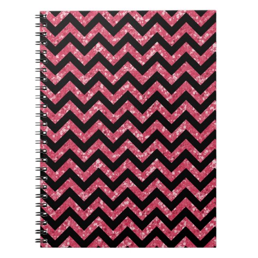 Carnet Chevron Parties scintillant Look (Devant)