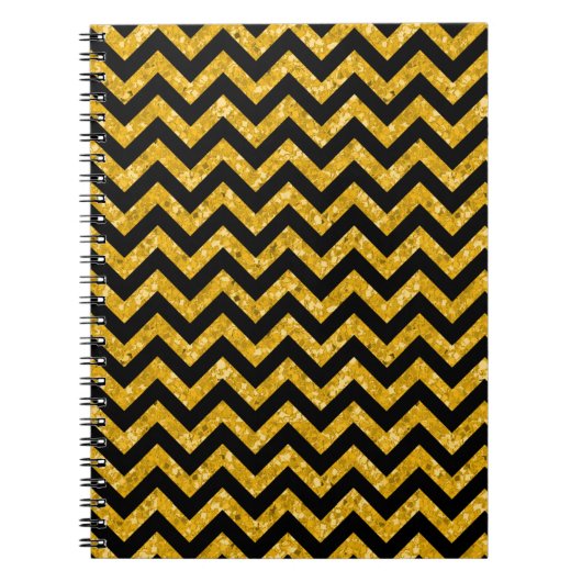 Carnet Chevron Parties scintillant Look (Devant)