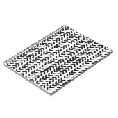 Carnet Chevron stripe - black notebook (Côté gauche)