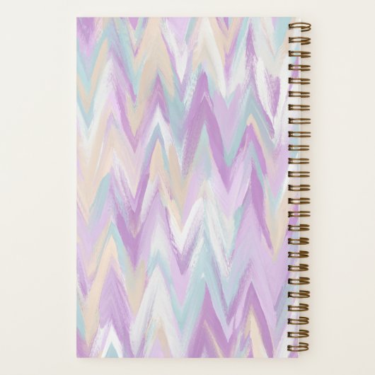 Carnet Chevrons Abstrait (Verso)