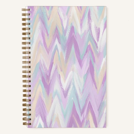 Carnet Chevrons Abstrait (Recto)