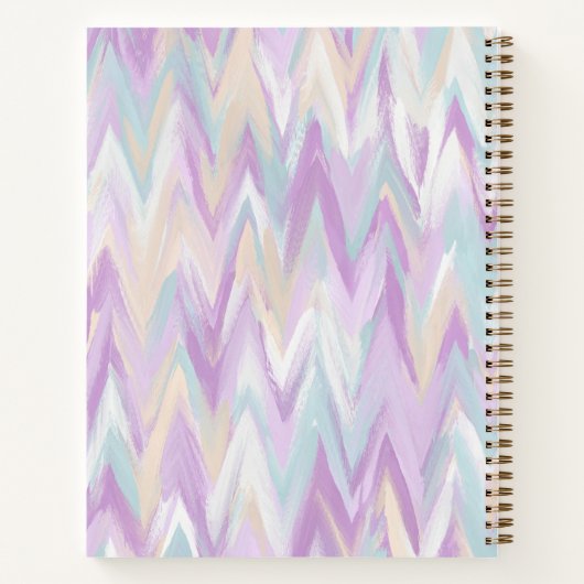 Carnet Chevrons Abstraits (Dos)