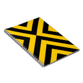 Carnet Chevrons jaunes et noirs (Côté Droit)