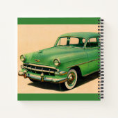 Carnet Chevy vert des années 1950 (Dos)