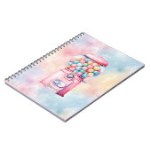 Carnet Chewing-gum rose (Côté gauche)