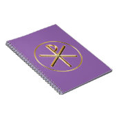 Carnet Chi-Rho brillant (Côté Droit)