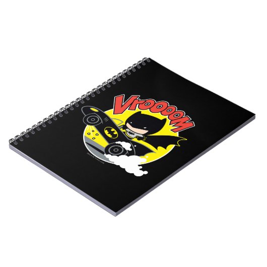 Carnet Chibi Batman Dans Le Batmobile (Côté gauche)