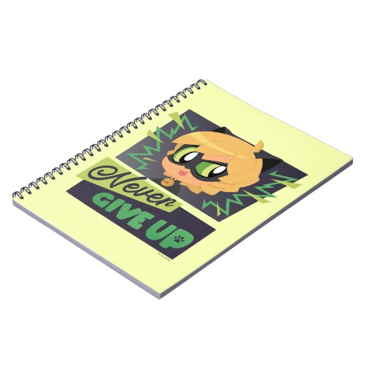 Carnet Chibi Cat Noir n'abandonne jamais (Côté gauche)