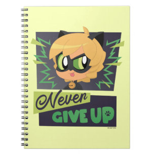 Carnet Chibi Cat Noir n'abandonne jamais