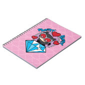 Carnet Chibi Catwoman assise Sur Le Grand Diamant (Côté gauche)