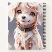 Carnet Chibi Golden Retriever Puppy (Dos)