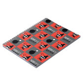 Carnet Chibi Harley Quinn Checker Motif (Côté gauche)