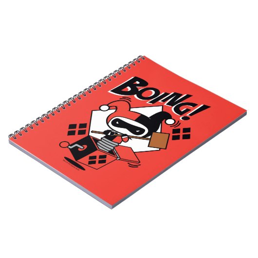 Carnet Chibi Harley-Quinn-In-A-Box Avec Marteau (Côté gauche)